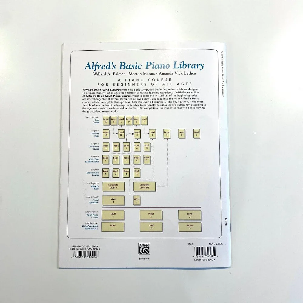 Alfred's Basic Adult Duet Book Level Two - Picture 4 of 4